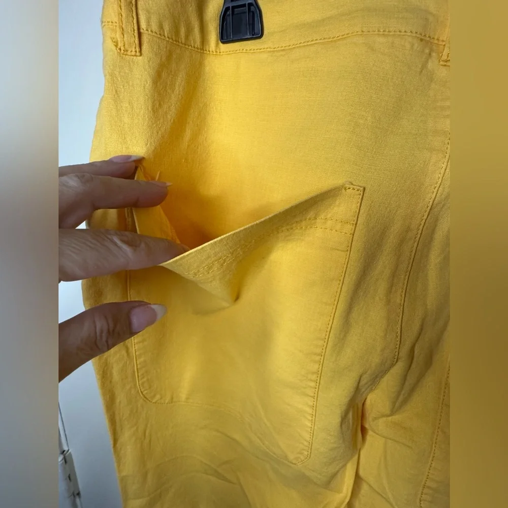 NWT - Women's Sunny Yellow Wide Leg Pants - Picture 4 of 7